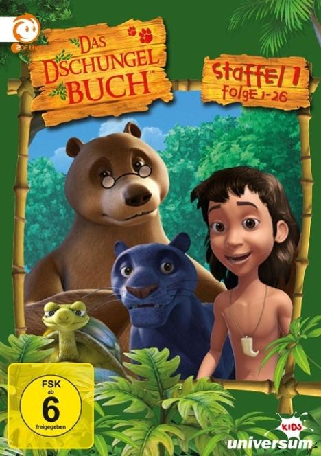 Das Dschungelbuch Staffel 1 Box 1, 5 DVDs