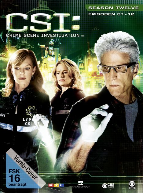 CSI Las Vegas Season 12 Box 1, 3 DVDs