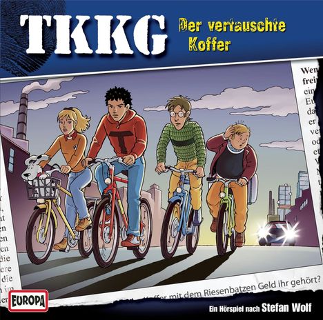 Stefan Wolf: TKKG (Folge 181) Der vertauschte Koffer, CD