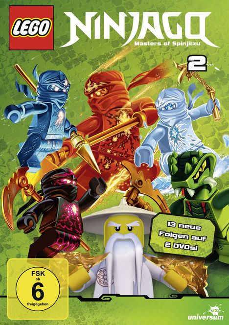 LEGO Ninjago 2, 2 DVDs