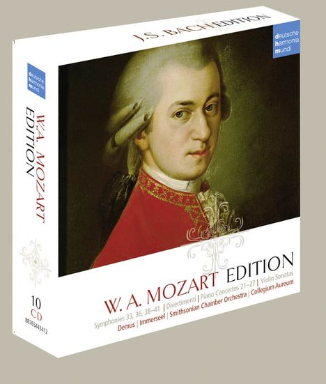 Wolfgang Amadeus Mozart (1756-1791): Wolfgang Amadeus Mozart Edition (dhm), 10 CDs