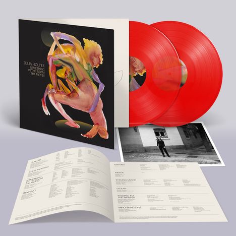 Julia Holter: Something In The Room She Moves (Limited Edition) (Red Vinyl) (+ Hand-signed Photo) (in Deutschland/Österreich exklusiv für jpc!), 2 LPs