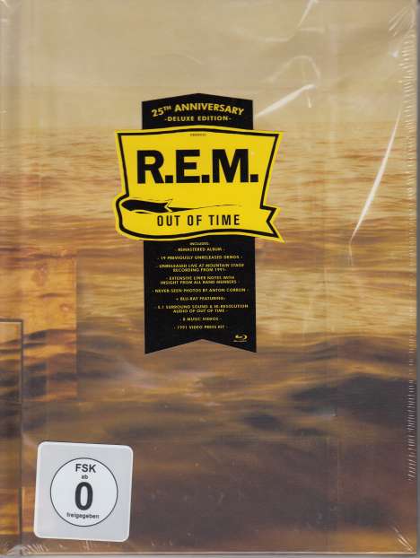 R.E.M.: Out Of Time (25th Anniversary Edition) (Limited Edition), 3 CDs und 1 Blu-ray Disc