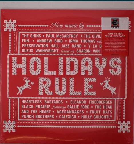 Holidays Rule (Transparent Red Vinyl), 2 LPs