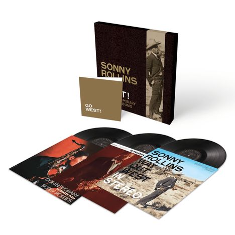 Sonny Rollins (geb. 1930): Go West!: The Contemporary Records Albums (180g) (Deluxe Edition), 3 LPs