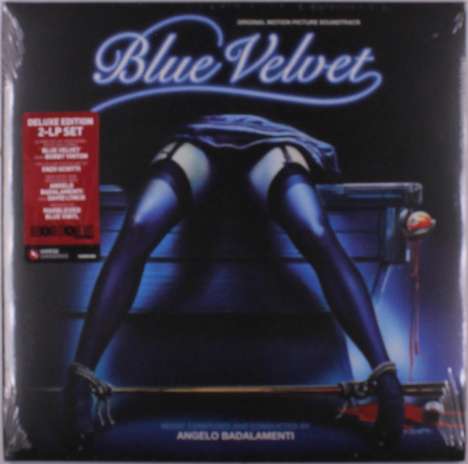 Angelo Badalamenti (geb. 1937): Blue Velvet (O.S.T.) (Deluxe Edition) (Blue Marbled Vinyl), 2 LPs
