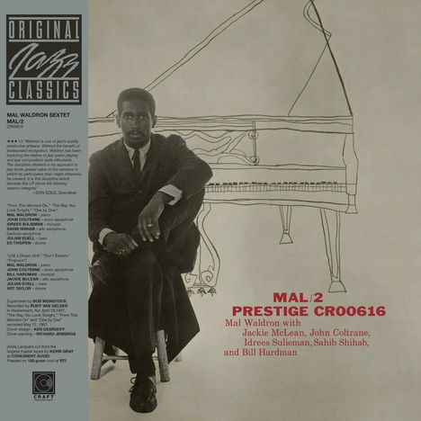 Mal Waldron (1926-2002): Mal/2 (180g), LP
