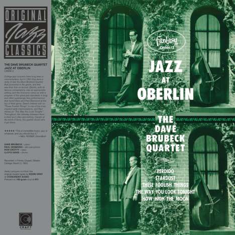 Dave Brubeck (1920-2012): Jazz At Oberlin (Live At Oberlin College) (180g), LP