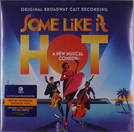 Marc Shaiman: Musical: Some Like It Hot - O.S.T. (180g) (Deluxe Edition) (Opaque Tangerine Vinyl), 2 LPs