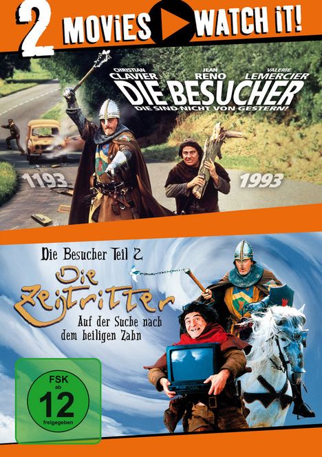 Die Besucher / Die Zeitritter, 2 DVDs