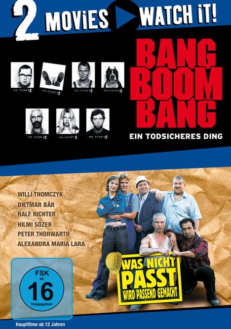 Bang Boom Bang - Ein todsicheres Ding / Was nicht passt, wird passend gemacht, 2 DVDs