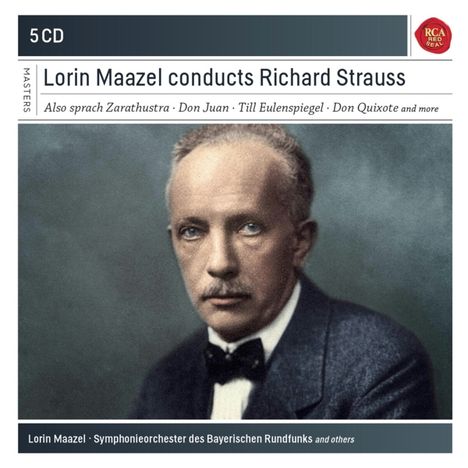 Richard Strauss (1864-1949): Lorin Maazel dirigiert Richard Strauss, 5 CDs