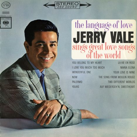 Jerry Vale: The Language Of Love, CD