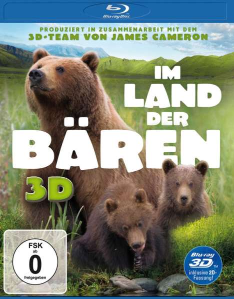 Im Land der Bären (2D &amp; 3D Blu-ray), Blu-ray Disc