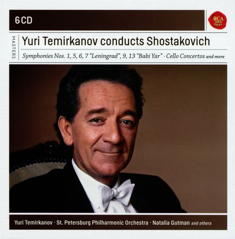Dmitri Schostakowitsch (1906-1975): Symphonien Nr.1,5-7,9,13, 6 CDs