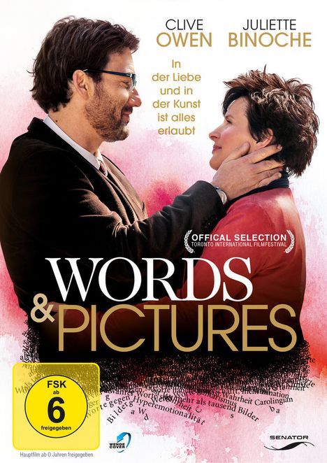 Words and Pictures, DVD