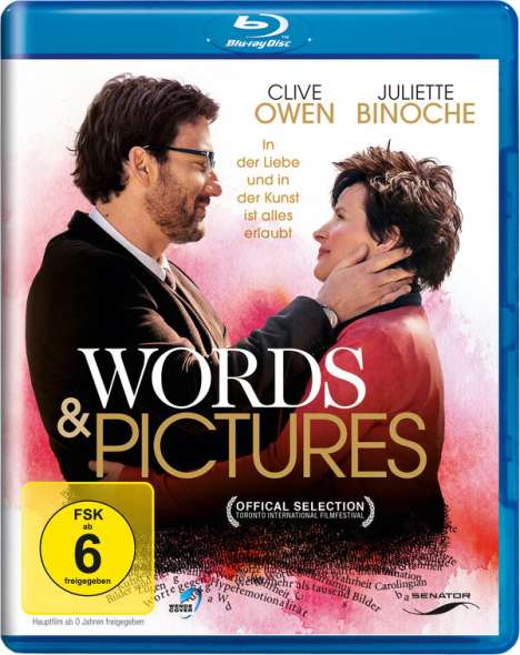 Words and Pictures (Blu-ray), Blu-ray Disc