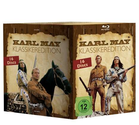 Karl May - Klassikeredition (Blu-ray), 16 Blu-ray Discs