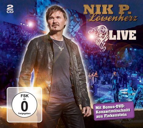 Nik P.: Löwenherz: Live 2014, 2 CDs und 1 DVD