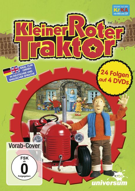 Kleiner roter Traktor Box 2, 4 DVDs