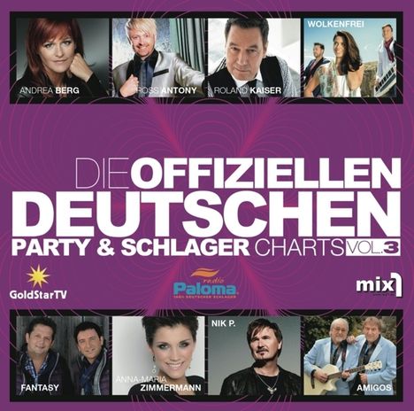 Die offiziellen deutschen Party-und Schlagercharts, 2 CDs