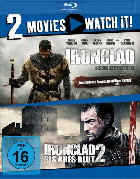 Ironclad 1 &amp; 2 (Blu-ray), 2 Blu-ray Discs