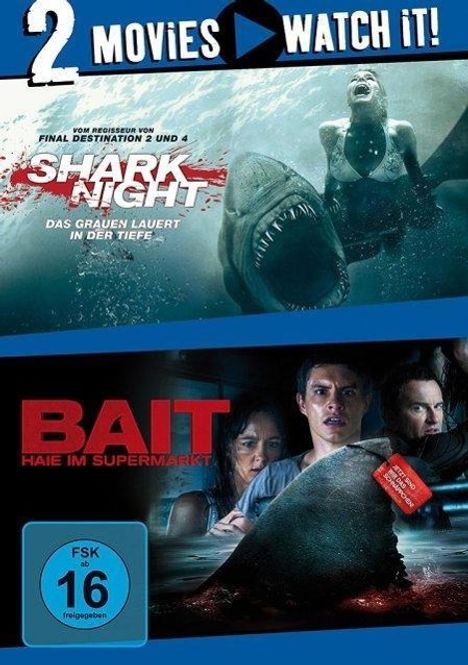 Shark Night / Bait, 2 DVDs