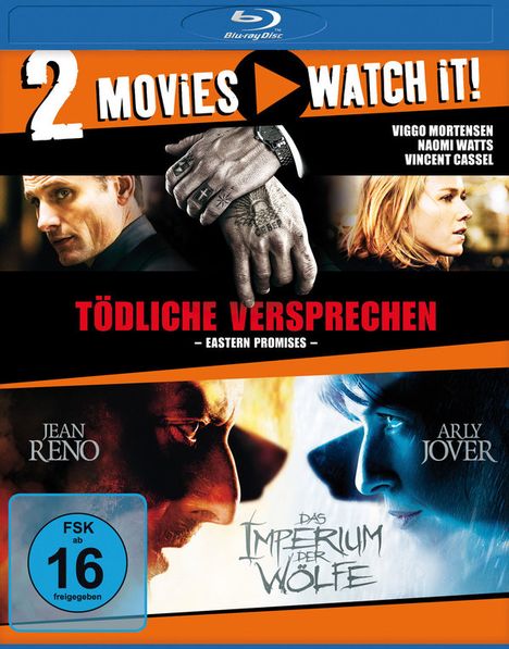 Tödliche Versprechen / Das Imperium der Wölfe (Blu-ray), 2 Blu-ray Discs
