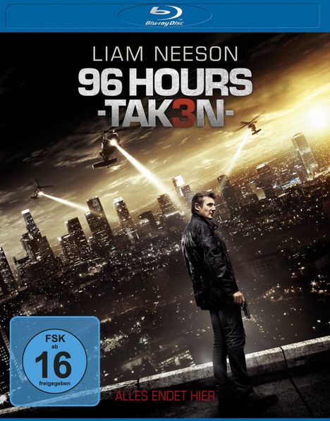 96 Hours: Taken 3 (Blu-ray), Blu-ray Disc