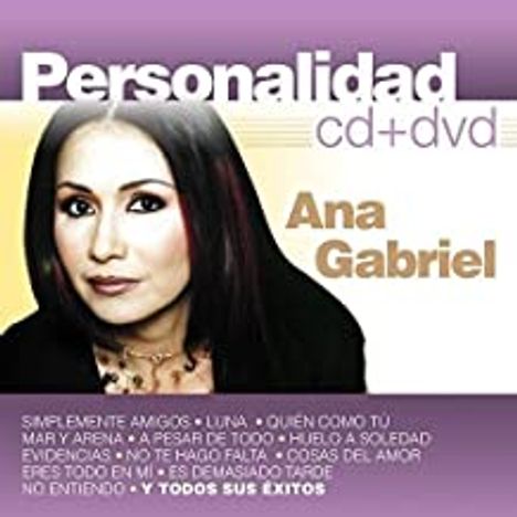 Ana Gabriel: Personalidad, 1 CD und 1 DVD