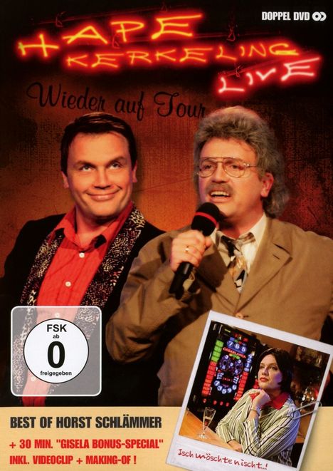Hape Kerkeling LIVE - Wieder auf Tour, 2 DVDs