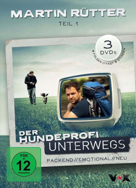 Martin Rütter - Der Hundeprofi unterwegs Teil 1, 3 DVDs