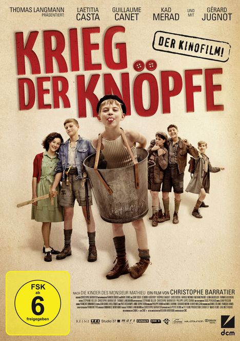 Krieg der Knöpfe (2011), DVD