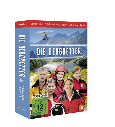 Die Bergretter Staffel 1-6, 12 DVDs