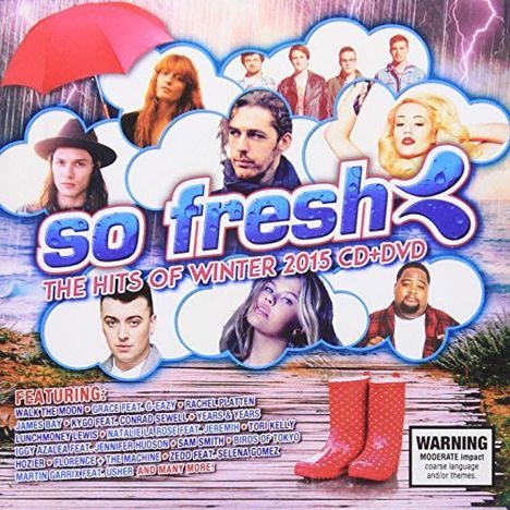 So Fresh: The Hits Of Winter 2015, 1 CD und 1 DVD
