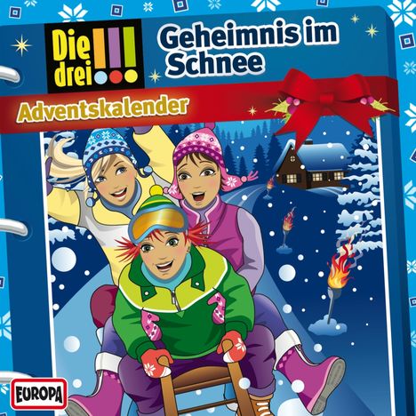 Die drei !!! Adventskalender 2015 - Geheimnis im Schnee, 2 CDs