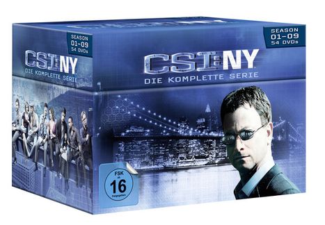 CSI New York (Komplette Serie), 54 DVDs