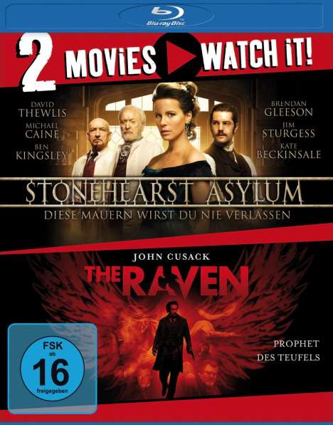 Stonehearst Asylum / The Raven (Blu-ray), 2 Blu-ray Discs