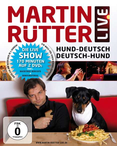 Martin Rütter: Hund-Deutsch / Deutsch-Hund (Live), 2 DVDs