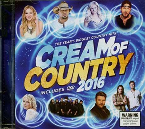 Cream Of Country 2016, 1 CD und 1 DVD