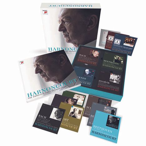Nikolaus Harnoncourt - The Complete Sony Recordings, 61 CDs, 3 DVDs und 1 CD-ROM