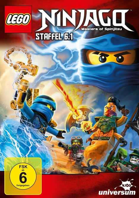 LEGO Ninjago 6 Box 1, DVD