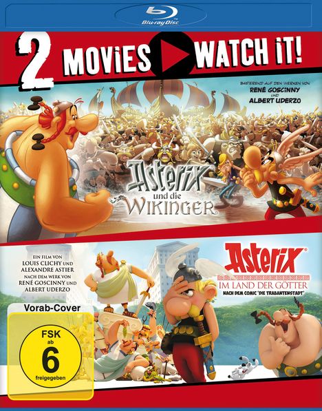 Asterix und die Wikinger / Asterix im Land der Götter (Blu-ray), 2 Blu-ray Discs