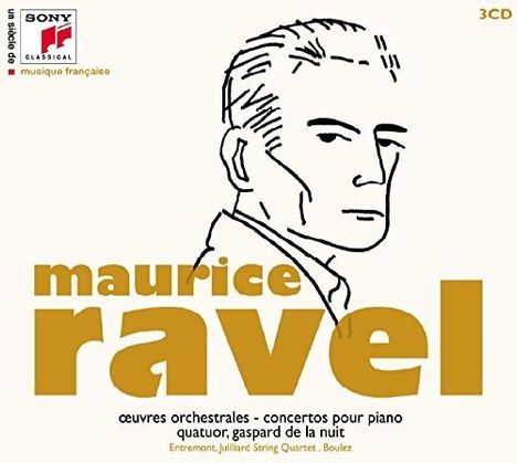 Maurice Ravel (1875-1937): Klavierkonzert G-dur, 3 CDs