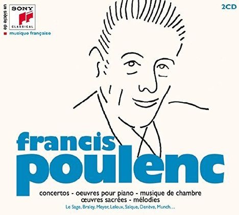 Francis Poulenc (1899-1963): Klavierkonzert, 2 CDs