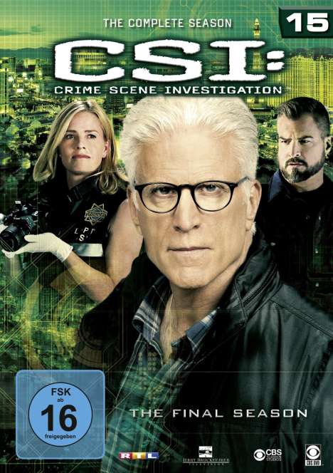 CSI Las Vegas Season 15 (finale Staffel), 6 DVDs