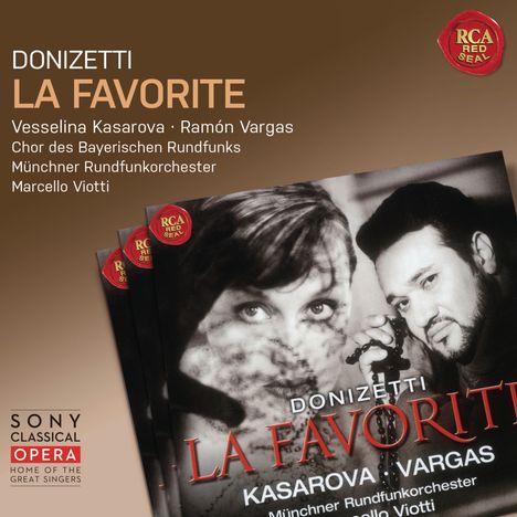Gaetano Donizetti (1797-1848): La Favorita (in französischer Sprache), 2 CDs