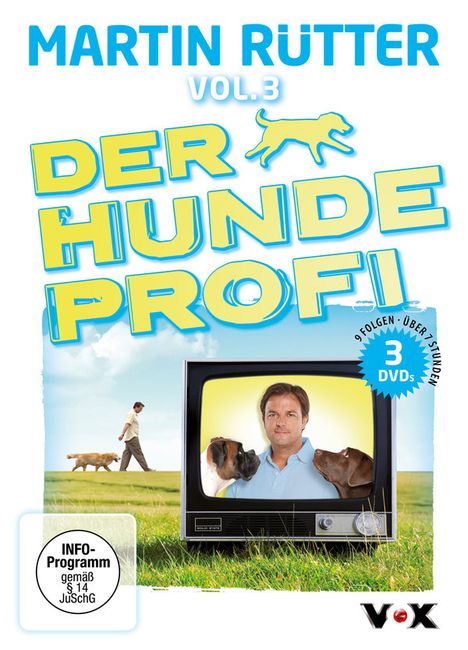 Martin Rütter - Der Hundeprofi Vol.3, 3 DVDs