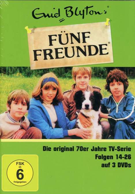 Fünf Freunde Episoden 1-13, 3 DVDs