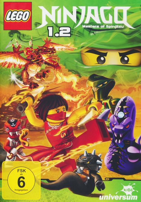 LEGO Ninjago - Staffel 1.2, DVD